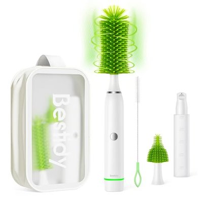 Rechargeable Electric Baby Bottle & Nipple Cleaner Travel Set